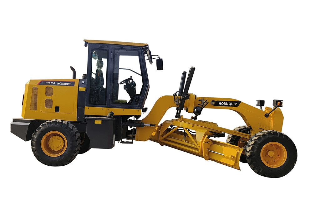 pl145343025-hydraulic_brake_system_compact_motor_grader_py9100_for_ground_surface_leveling